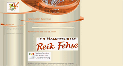 Desktop Screenshot of maler-fehse.de