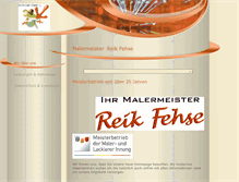 Tablet Screenshot of maler-fehse.de